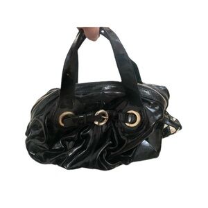 Francesco Biasia | Patent Leather Black Handbag